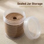 Hainan Agarwood Incense Coils (50 pieces in a transparent box) - Image 2