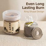 Hainan Agarwood Incense Coils (50 pieces in a transparent box) - Image 4