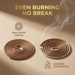 Hainan agarwood incense coils (50 pieces in a dark gray box) - Image 2