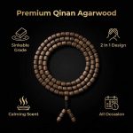 Custom-made premium agarwood and kyara necklaces/bracelets - Image 2